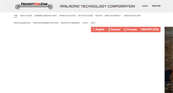 Desktop Screenshot of freightcar.com